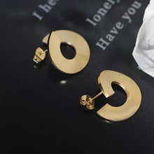 Load image into Gallery viewer, 18K Gold Plated Matt Earrings
