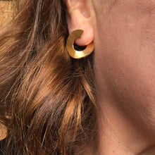 Load image into Gallery viewer, 18K Gold Plated Matt Earrings
