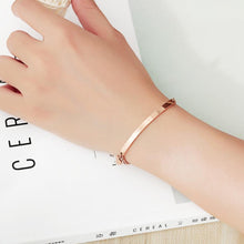 Load image into Gallery viewer, Rose gold Adjustable bracelet
